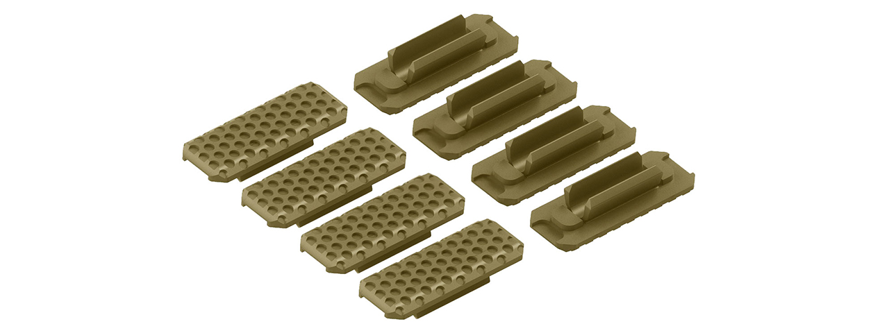 Atlas Custom Works Type 3 M-LOK Rail Cover Set (Tan) - Click Image to Close