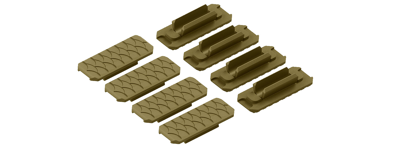 Atlas Custom Works Type 4 M-LOK Rail Cover Set (Tan) - Click Image to Close