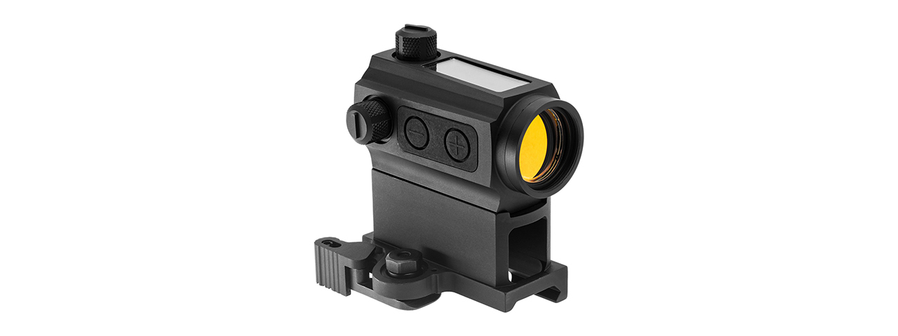 Atlas Custom Works Solar Power Red Dot w/ Riser Mount and Killflash (Black) - Click Image to Close