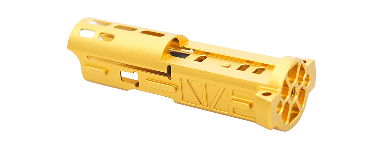 Atlas Custom Works Lightweight CNC Aluminum Bolt for AAP-01 GBB Pistol (Gold) - Click Image to Close