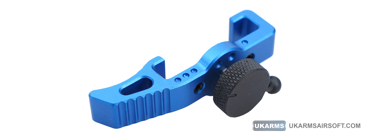 Atlas Custom Works Type 1 Selector Switch Charging Handle for Action Army AAP-01 Gas Blowback Pistols (Color: Blue) - Click Image to Close