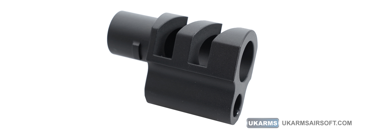 Atlas Custom Works Type 3 Compensator for Tokyo Marui 1911 Airsoft Pistols (Color: Black) - Click Image to Close