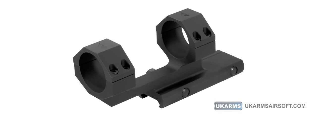 AIM Sports 30mm 1.5" Cantilever Scope Mount (Color: Black) - Click Image to Close