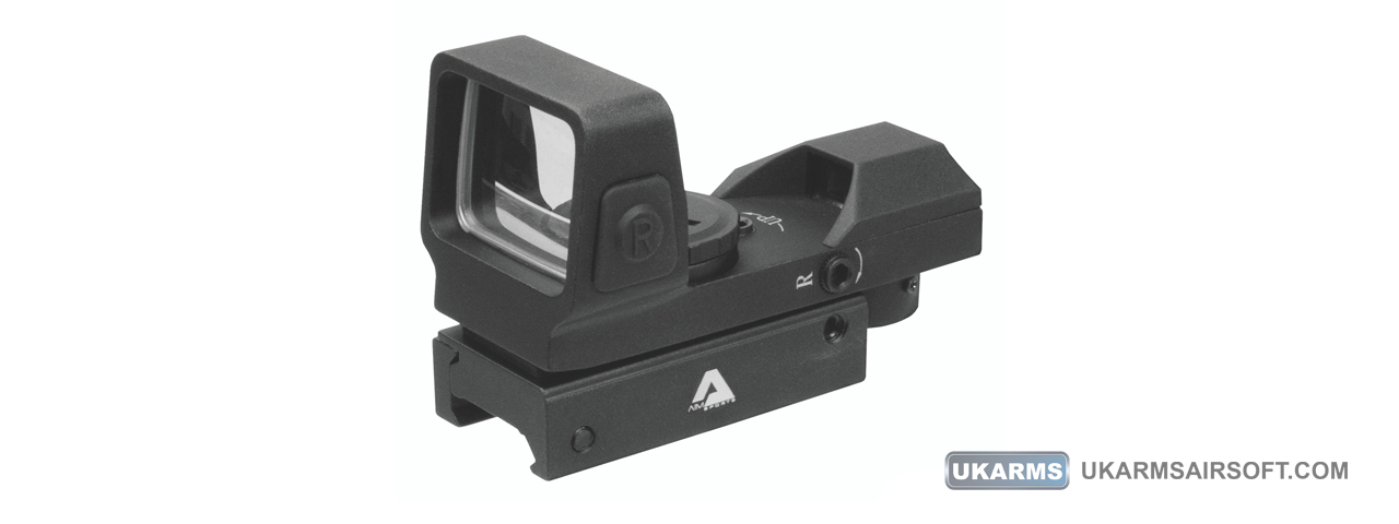 AIM Sports 1x33 Full Size Red & Green Dot Sight (Color: Black) - Click Image to Close