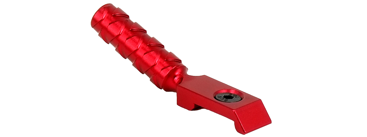 Airsoft Masterpiece Cocking Handle for Open Slide - Ver. 4 INF (Red) - Click Image to Close