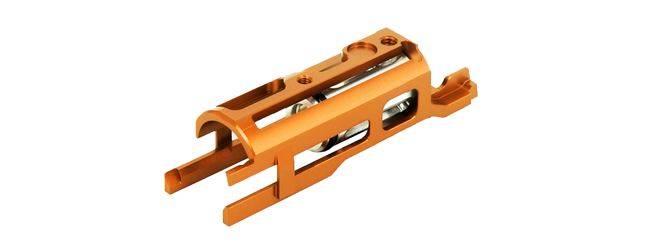 Airsoft Masterpiece Edge Version 2 Aluminum Blowback Housing for Hi-Capa (Color: Orange) - Click Image to Close