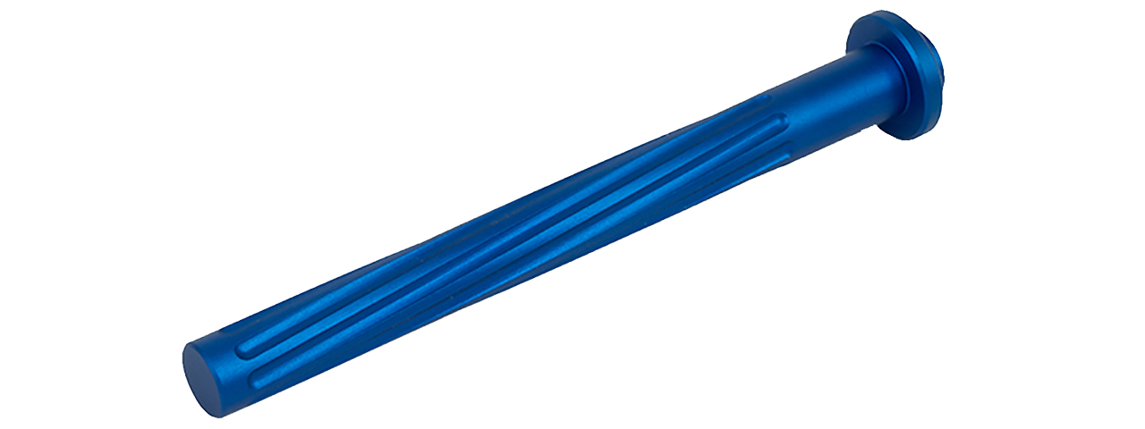 Airsoft Masterpiece Edge Custom "Twister" Guide Rod for 4.3 Hi Capas - Blue - Click Image to Close