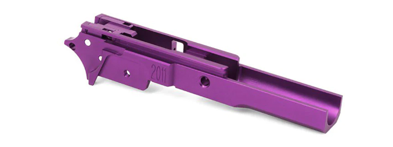 Airsoft Master S-Style 3.9 Aluminum Advance Frame - (Purple) - Click Image to Close