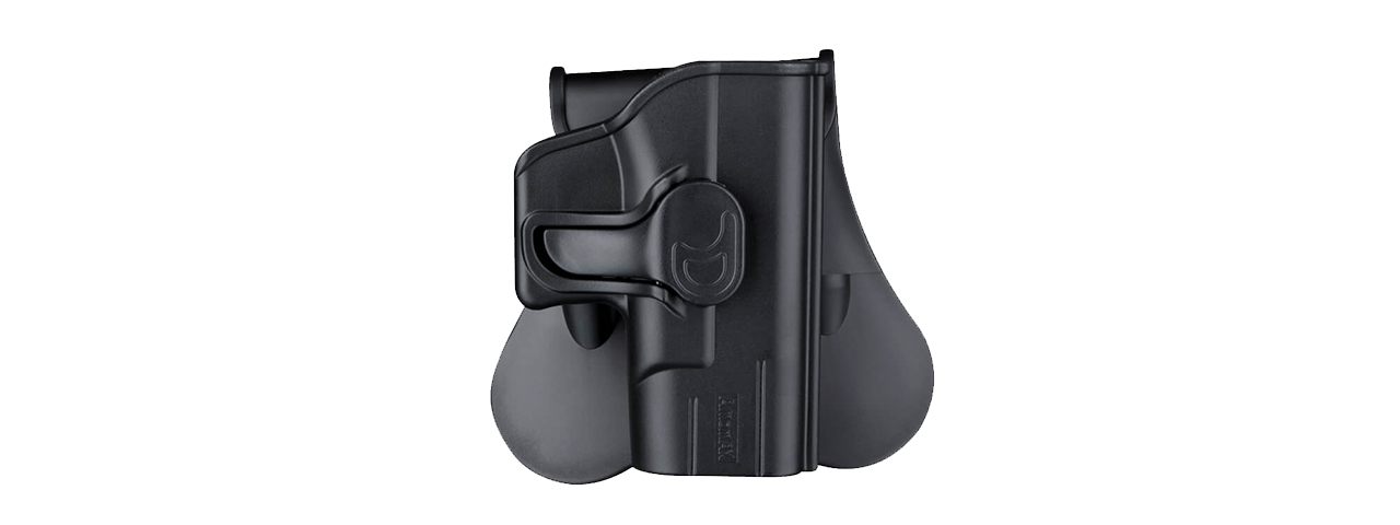 Amomax Right Handed Tactical Holster for Glock 43 (Black) - Click Image to Close