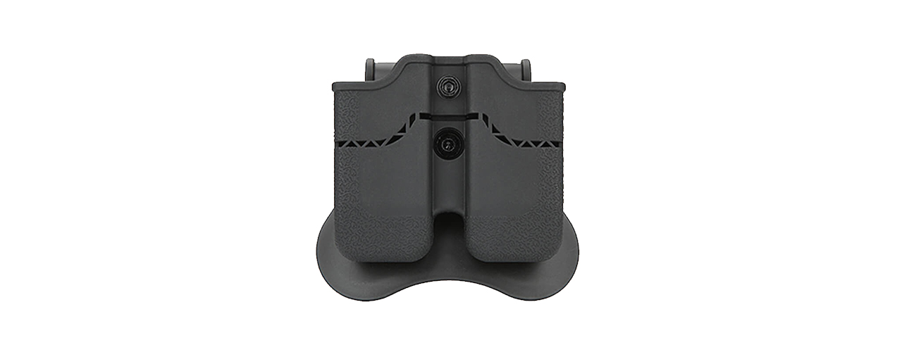 Amomax Double Magazine Pouch for 1911 Airsoft Magazines (Black) - Click Image to Close