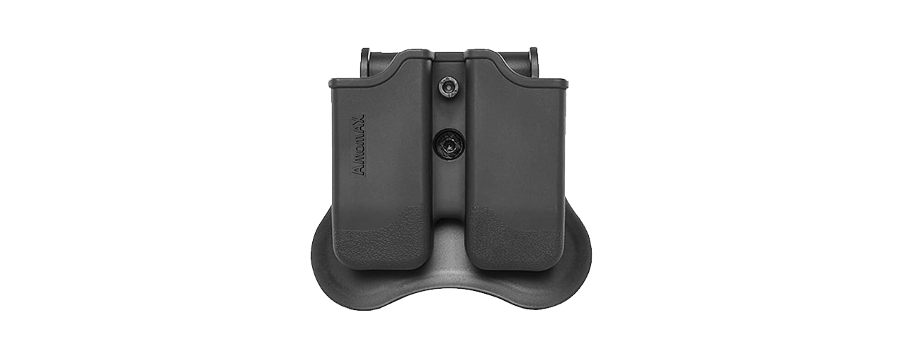 Amomax Double Magazine Pouch for Beretta 92 (Black) - Click Image to Close