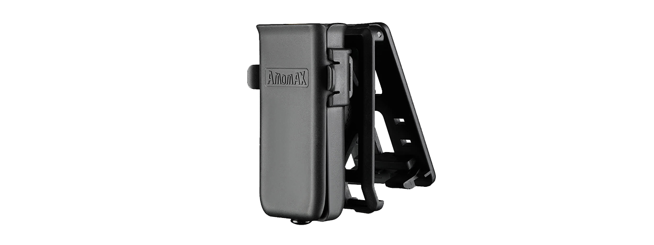 Amomax Universal Single Pistol Mag Pouch (Black) - Click Image to Close