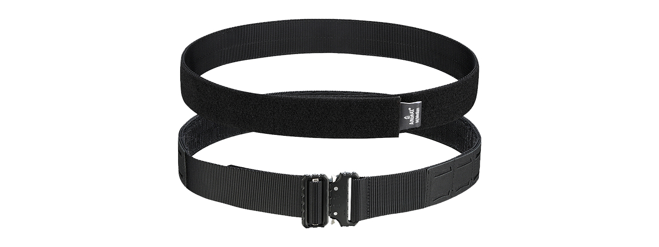 Amomax Greyhawk 1.75" Molle Double Belt (XXL)(BLK) - Click Image to Close