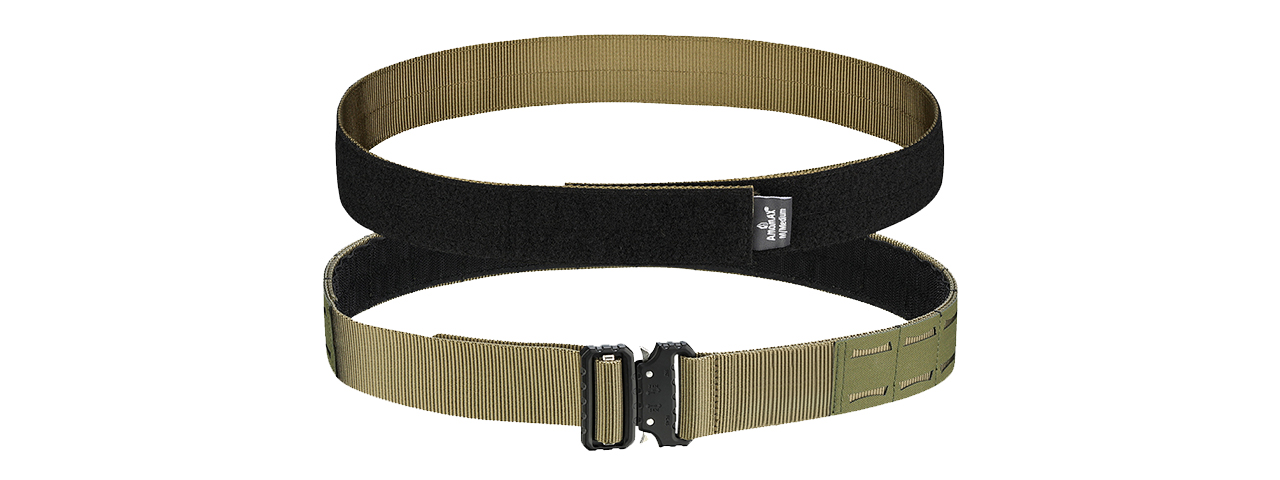 Amomax Greyhawk 1.75" Molle Double Belt (XL)(RG) - Click Image to Close