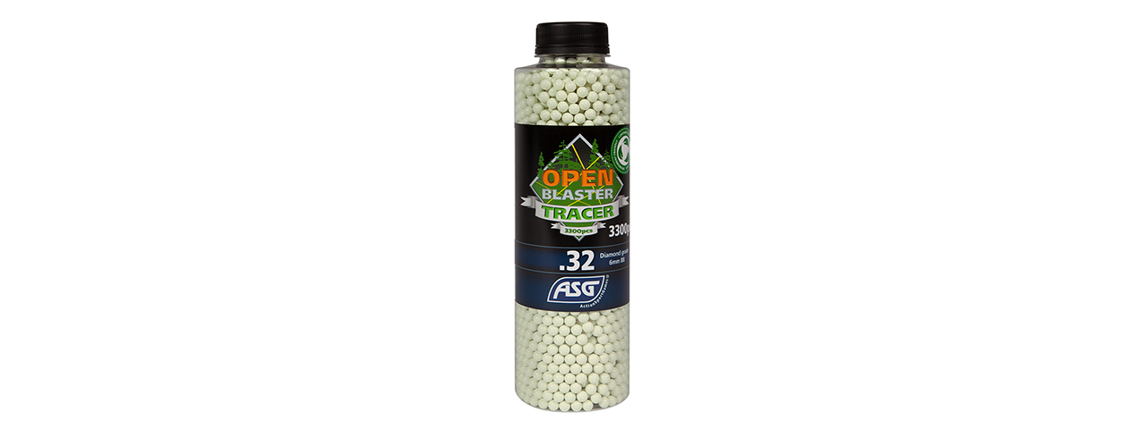 ASG .32g Open Blaster Tracer BBs Bottle [3,300 Rounds] - Click Image to Close