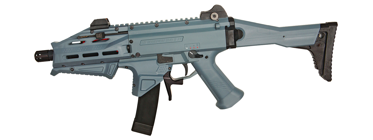 ASG CZ Scorpion EVO 3 ATEK - Two Tone Battleship Grey - Click Image to Close