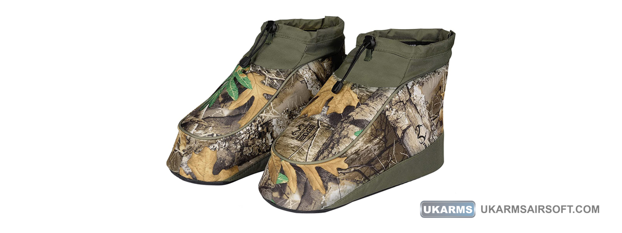 Lancer Tactical Large Size Insulated Boot Cover for Hunting (Color: Camo) - Click Image to Close