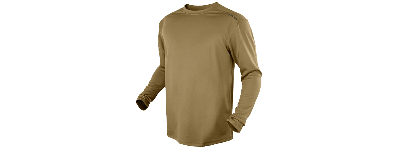 Condor Outdoor Maxfort Long Sleeve Training Top (LRG)(TAN) - Click Image to Close