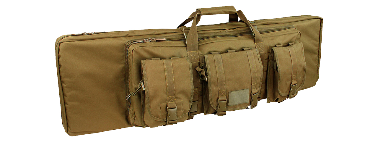 Condor 46" Double Rifle Case - Coyote - Click Image to Close