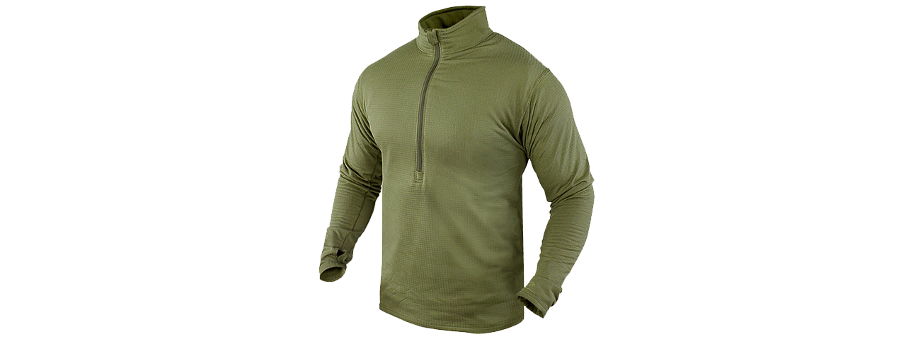 Condor Outdoor Base II Zip Pullover (LRG)(OD) - Click Image to Close