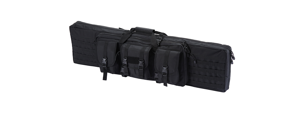 Guawin 46" Double Gun Bag (Black) - Click Image to Close