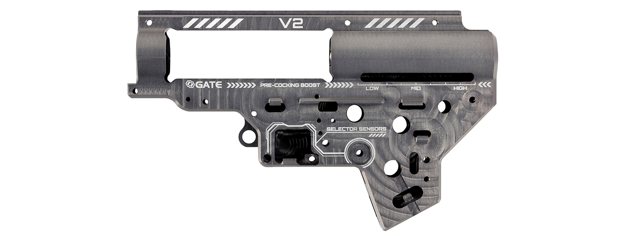 Gate EON V2 Gearbox Shell Rev. 2 - Titanium - Click Image to Close