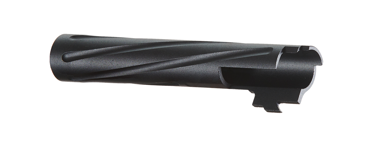 Golden Eagle Spiral Outer Barrel for 4.3 Hi Capas (Black) - Click Image to Close