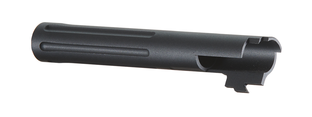 Golden Eagle Straight Fluted Outer Barrel for 5.1 Hi Capas (Black) - Click Image to Close