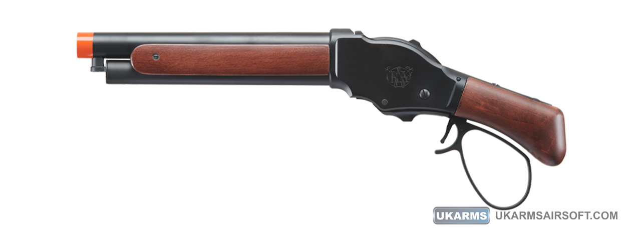 Golden Eagle 1887 Compact Wide Lever Action Shotgun (Black) - Click Image to Close