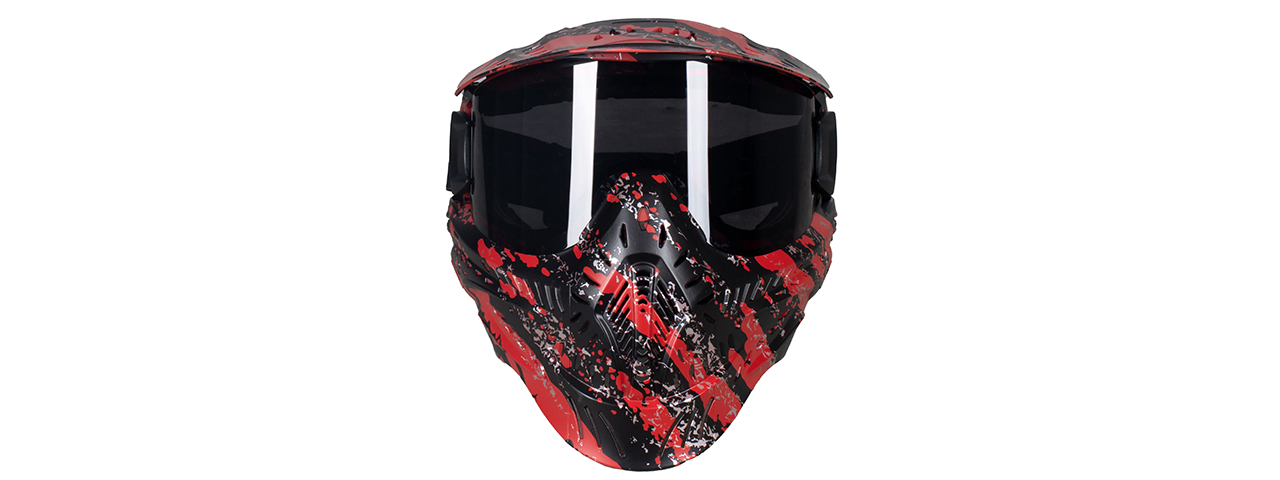 HK Army HSTL Goggle - Fracture Black/Red - Click Image to Close