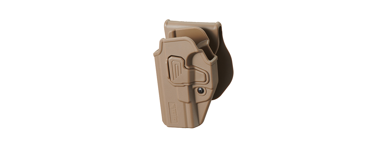 Laylax Glock CQC Battle Style Holster (Tan)(Left) - Click Image to Close