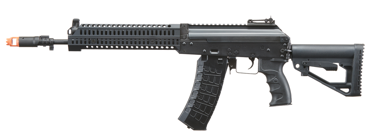 LCT Airsoft ZK12 Tactical Assault EBB AEG with Z-Sport 10.5" Rail - Click Image to Close