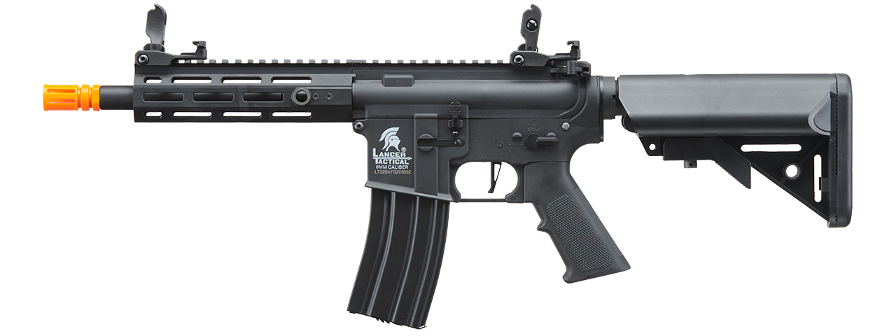 Lancer Tactical Gen 2 Hellion M-LOK 7" Airsoft M4 AEG Core Series (Color: Black)(No Battery and Charger) - Click Image to Close