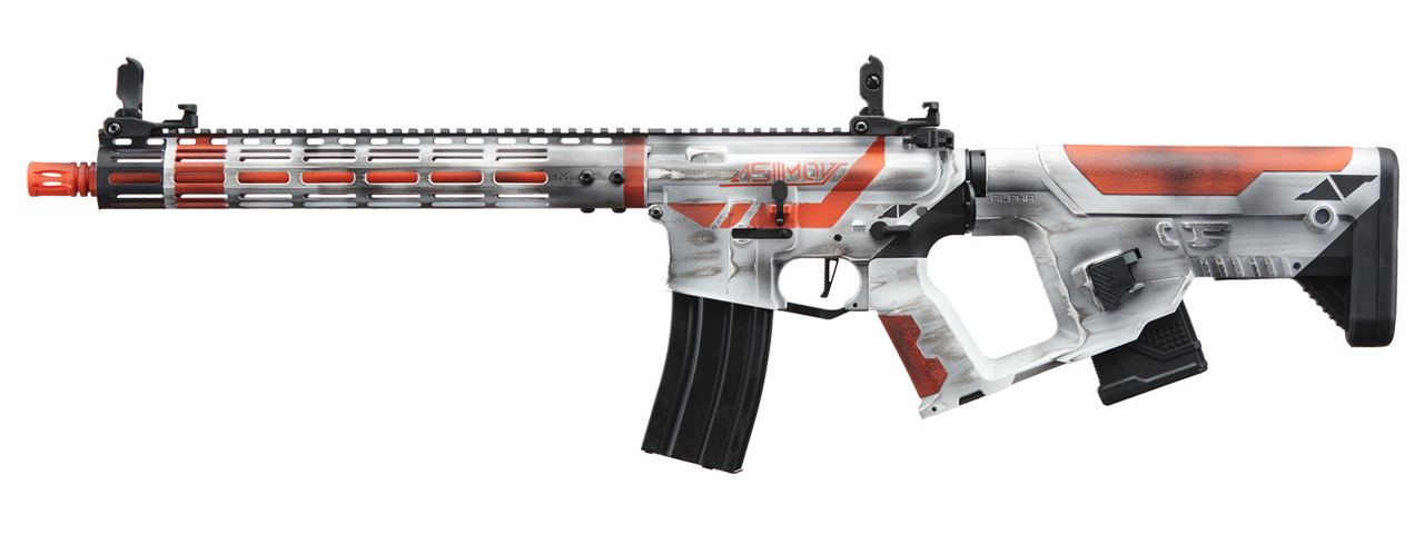 Lancer Tactical Archon 14" M-LOK Proline Series M4 Airsoft Rifle w/ Alpha Stock (Cerakote Color: Asiimov) - Click Image to Close