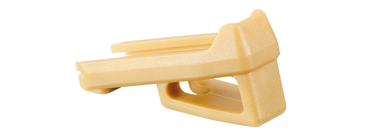 Lancer Tactical High Speed Mid-Mag Rubber Base Plate (Color: Gold) - Click Image to Close