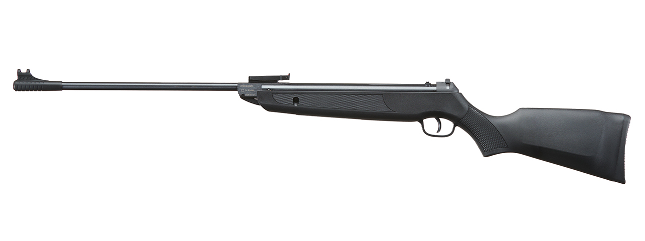 Lancer Air .22 Caliber Pellet Break Barrel Air Rifle (Color: Black) - Click Image to Close