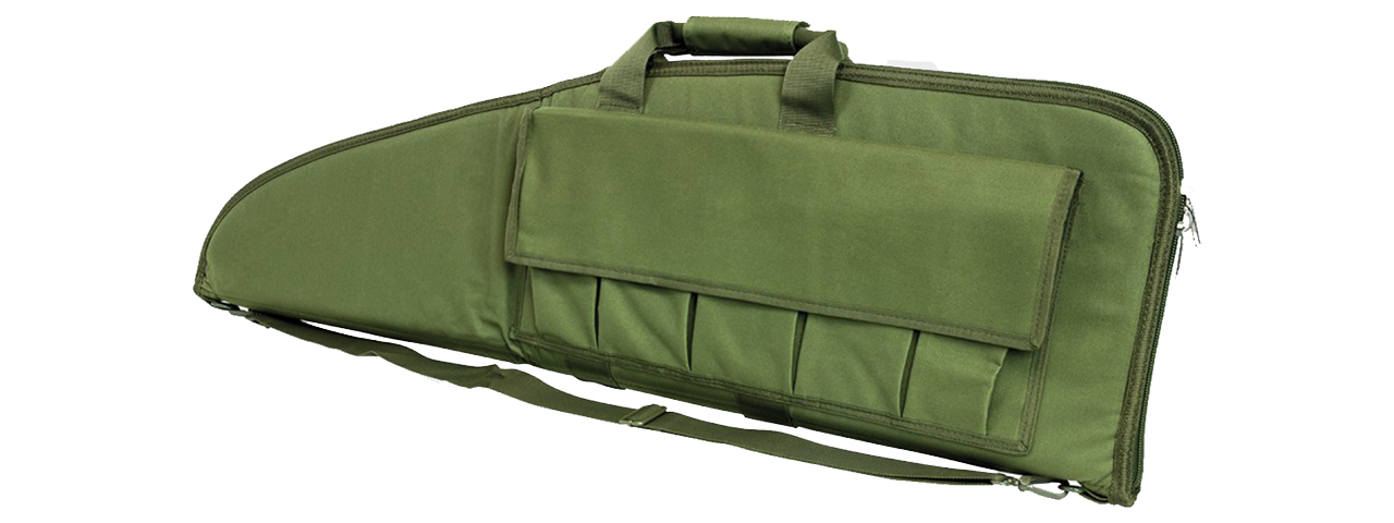 NcStar 36" Protective High Density Foam Rifle Bag - Green - Click Image to Close