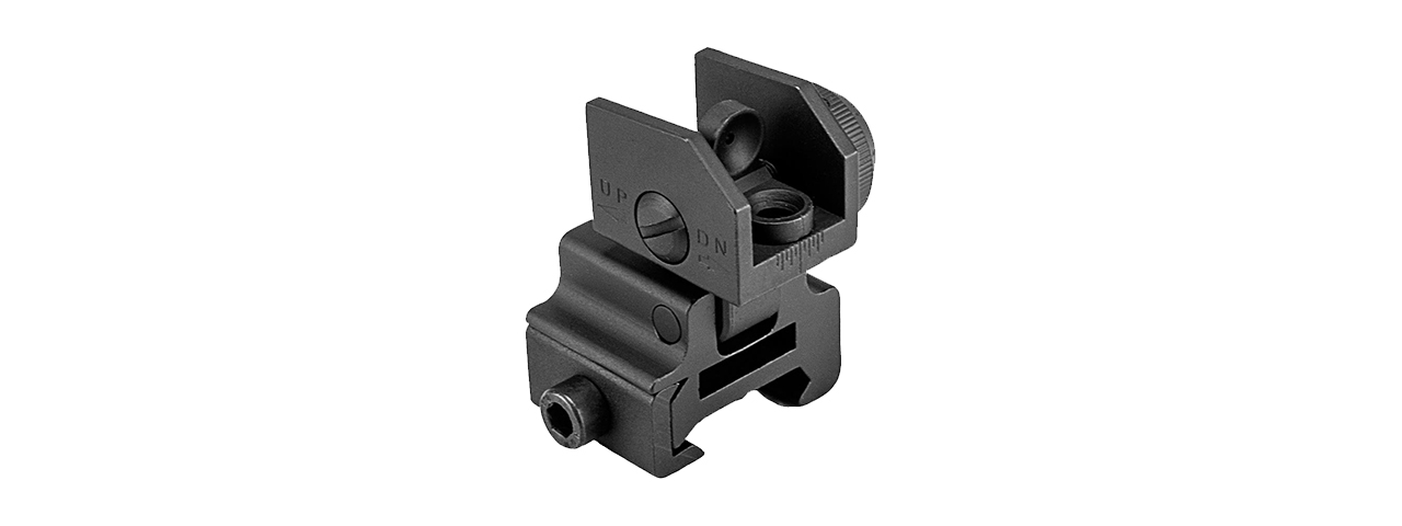 NcStar AR15 Flip-Up Rear Sight - Click Image to Close