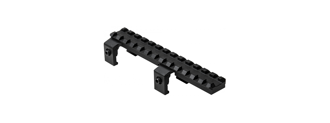 NCSTAR TACTICAL GEN 2 MP5 14-SLOT RAIL MOUNT - BLACK - Click Image to Close