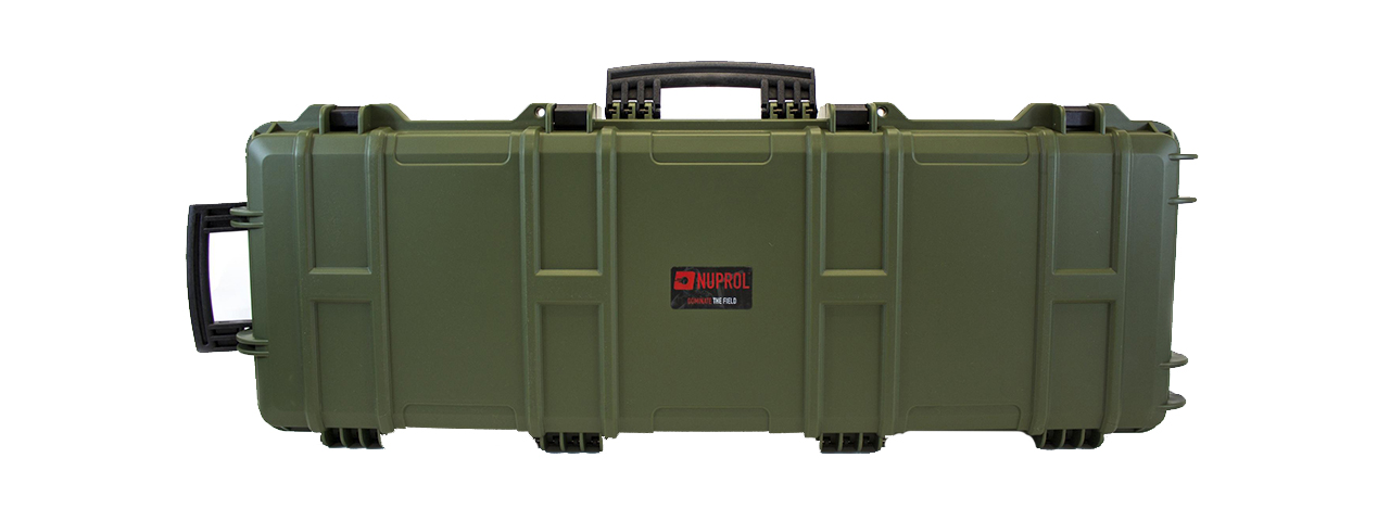 Nuprol Heavy Duty Large Hard Case 43" with Pick and Pluck Foam - Green - Click Image to Close