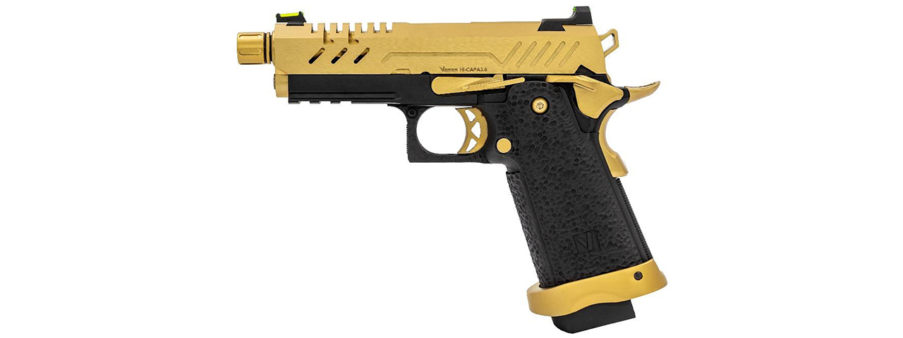 Vorsk Airsoft 3.8 Hi Capa Pro- Gold - Click Image to Close