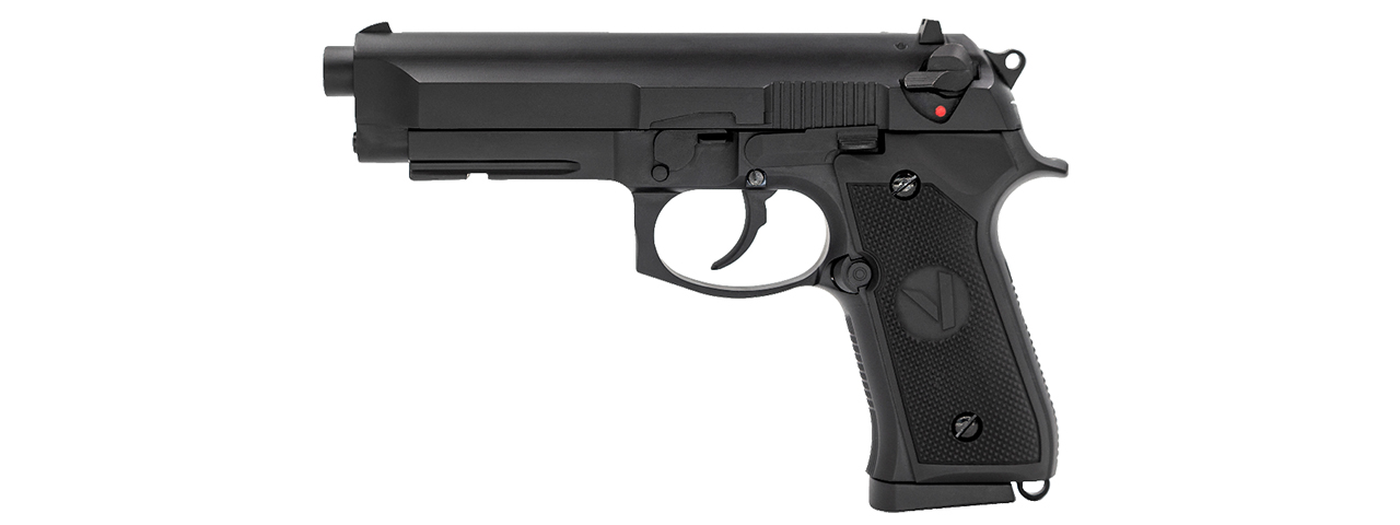 Vorsk Airsoft VM9 Osiris Gas Blowback Pistol - Black - Click Image to Close