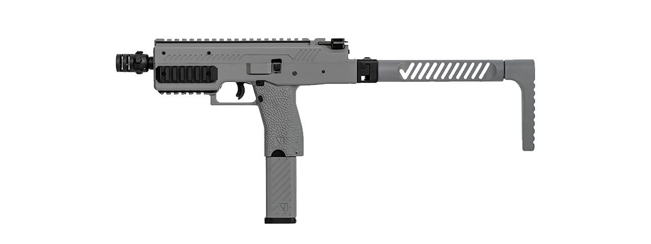 Vorsk Airsoft VMP-1 Gas Blowback SMG (Grey) - Click Image to Close