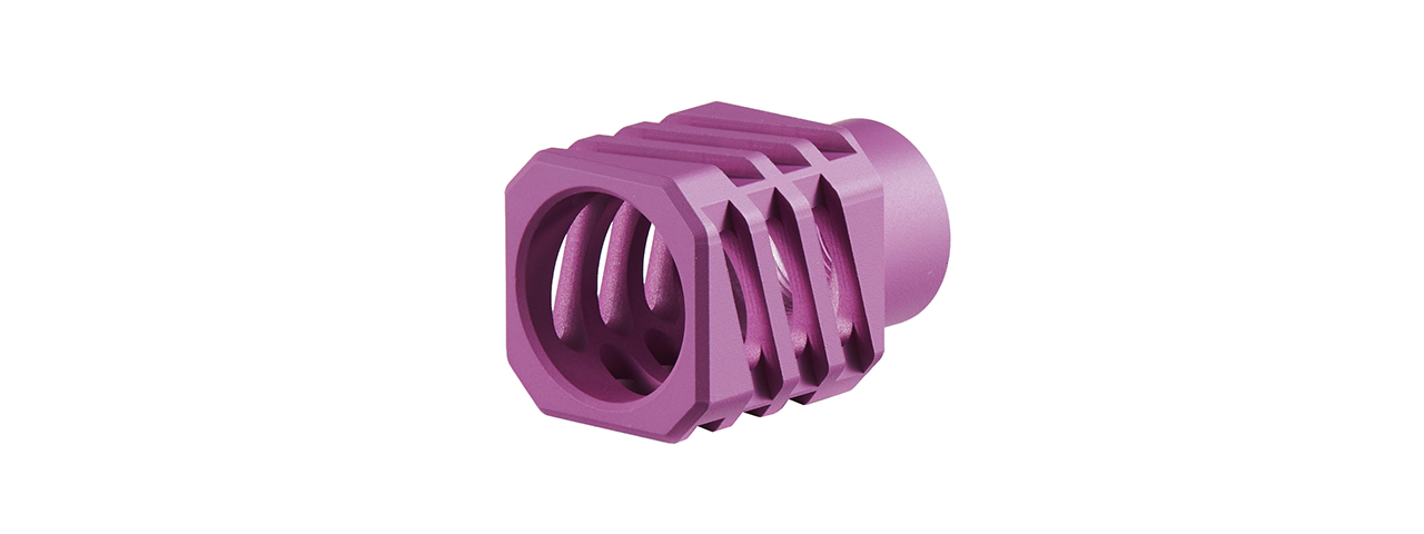 Zion Arms Skeletonized Flash Hider (Purple) - Click Image to Close