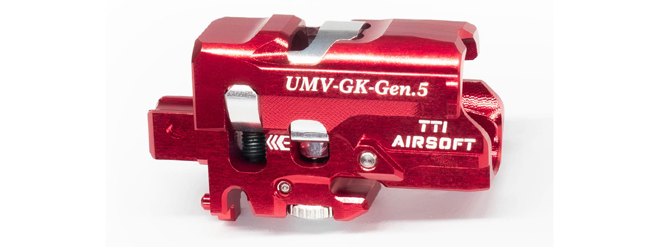 TTI Airsoft VFC Glock Gen 5 GBB Series Infinity One Piece TDC CNC Hop Up Chamber - (Red) - Click Image to Close