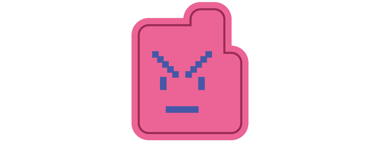 Angry Pink Unit PVC Patch - Click Image to Close