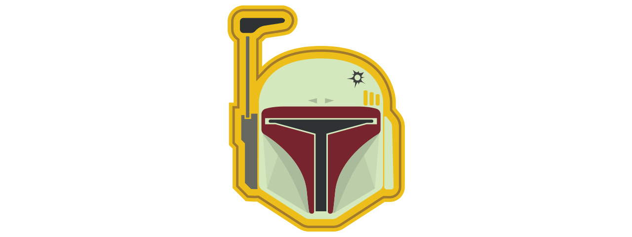 Boba Fett PVC Patch - Click Image to Close