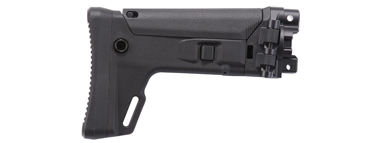 Atlas Custom Works ACR Style Retractable Stock for VFC MP5K GBB Rifle - (Black) - Click Image to Close