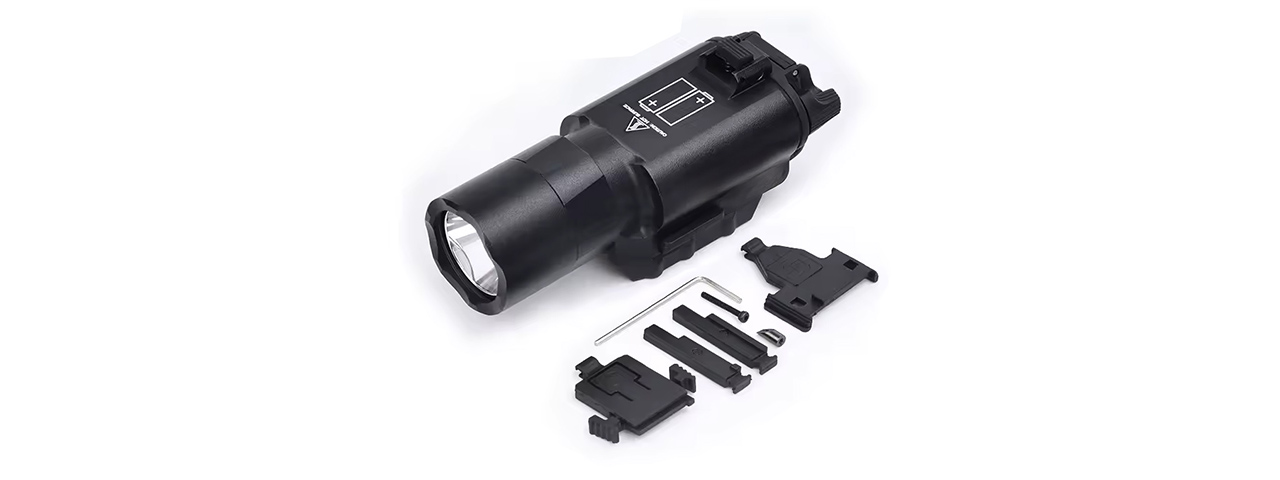 Atlas Custom Works X300U-B Picatinny Mount Pistol Scout Light - (Black) - Click Image to Close