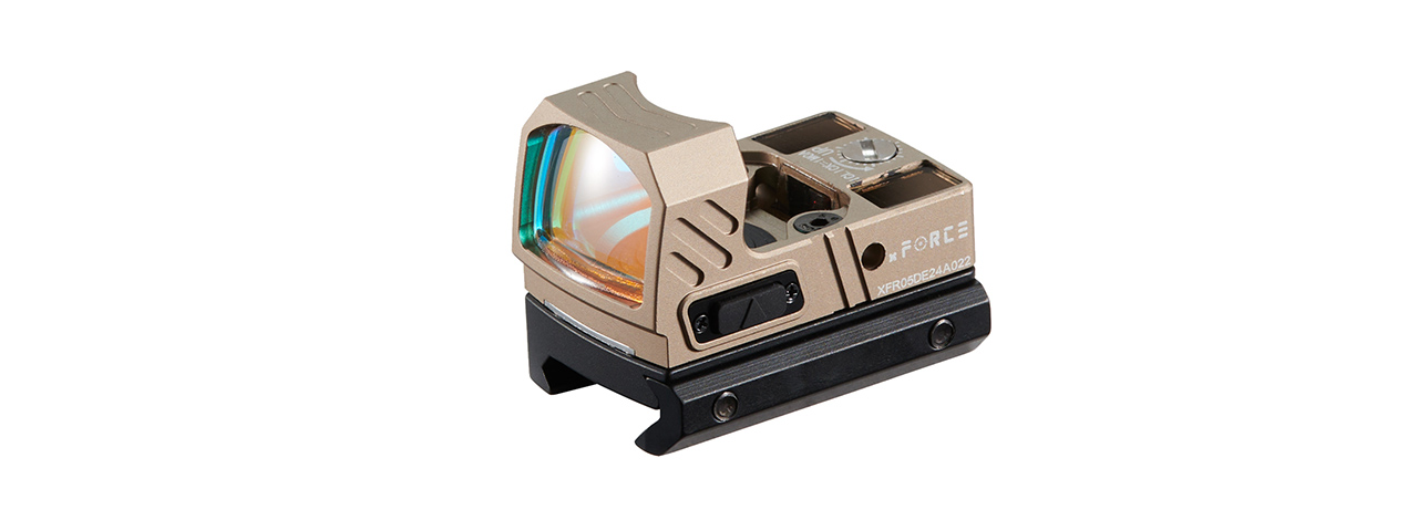 Atlas Custom Works XR5 Solar Powered Mini Red Dot Sight - (Dark Earth) - Click Image to Close